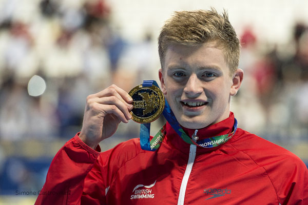 Adam Peaty - led the way with 3 gold medals in Kazan (pic pullbuoy/Simone Castrovillari)