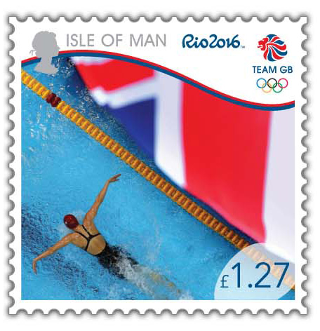 Jemma Lowe features on an Olympic Stamp